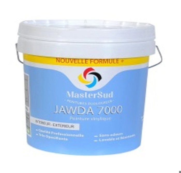 Peinture Vinylique - Jawda - 7000 - Blanc - 29KG - Mat - Acrylique