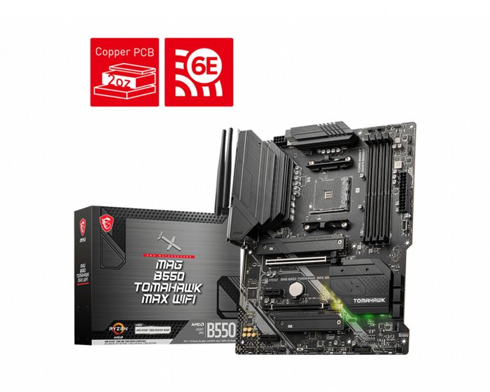 Carte Mère - MSI - MAG B550 TOMAHAWK MAX WIFI (911-7C91-037)