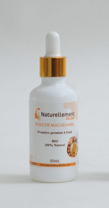 Huile de macadamia bio d'Amérique 50 ml