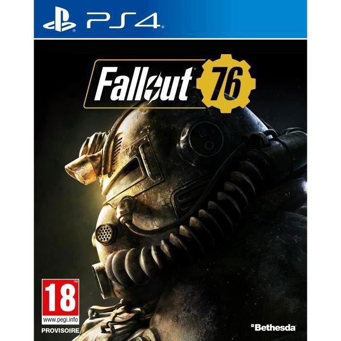 Jeu vidéo - Bethesda - Fallout 76 - PS4 - Edition Standard - Multijoueur en ligne