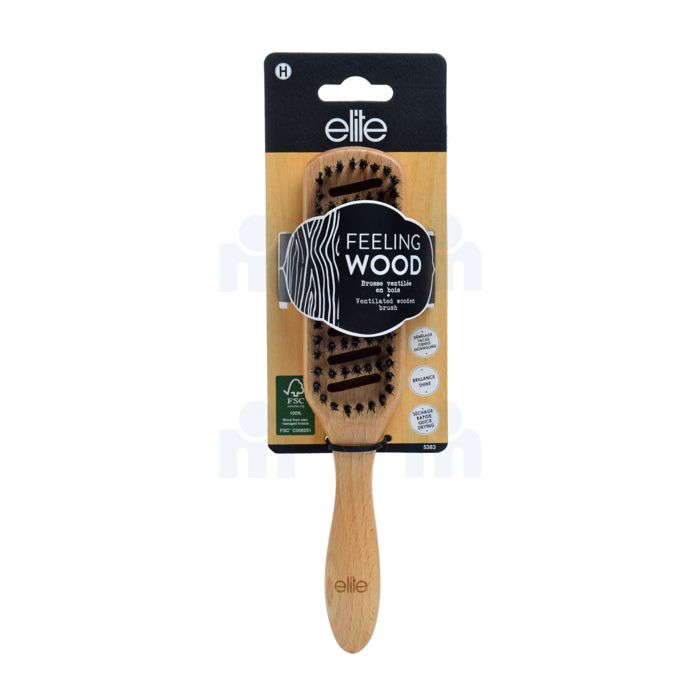 Brosse ventilée en bois Feeling Wood H5383- ELITE