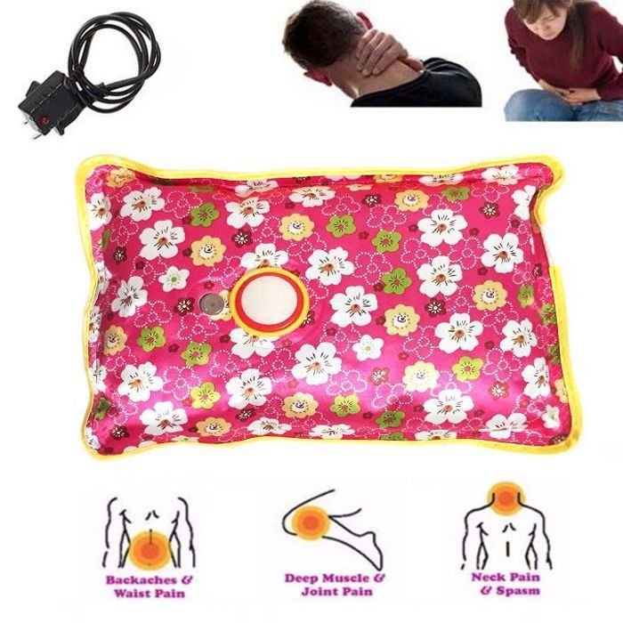 Bouillotte électrique chauffante pour l'hiver, couleur aliatoire