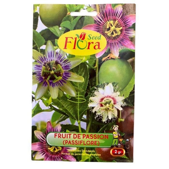 Flora graines de fruit de passion Passiflore 2g