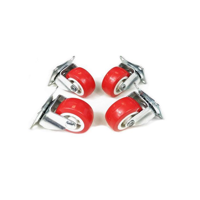 Lot de 4 Roulettes 38mm pour Meubles