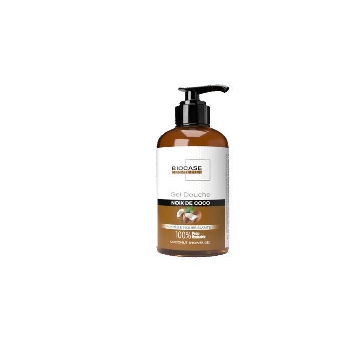 Gel Douche - Biocase Cosmetics - Coco - 500ml - Sans Parabène - Hydratant