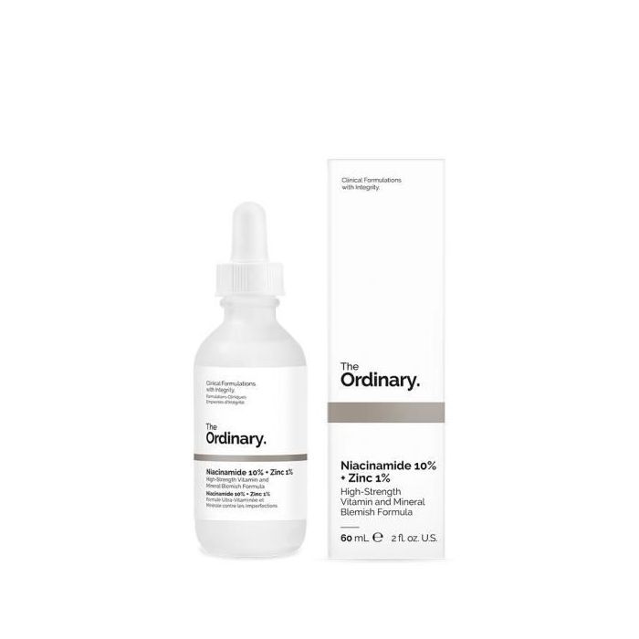 Sérum Anti-Imperfections - THE ORDINARY - Niacinamide 10% + Zinc 1% - 60 ml - Non comédogène - Mixte