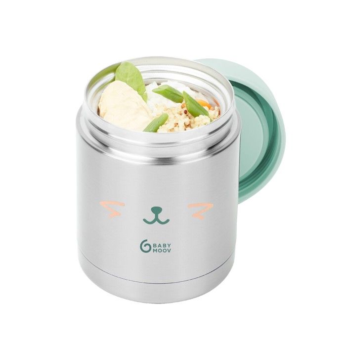 Babymoov Boîte isotherme EAT'S ISY avec double paroi Inox, 350ml - 100% hermétique