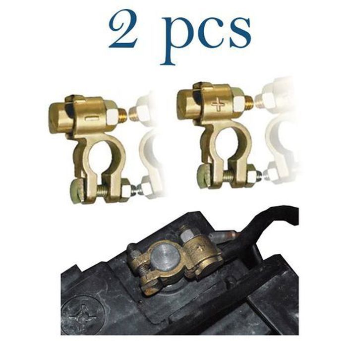 Cosse batterie Double serrage Voiture (1 paire)