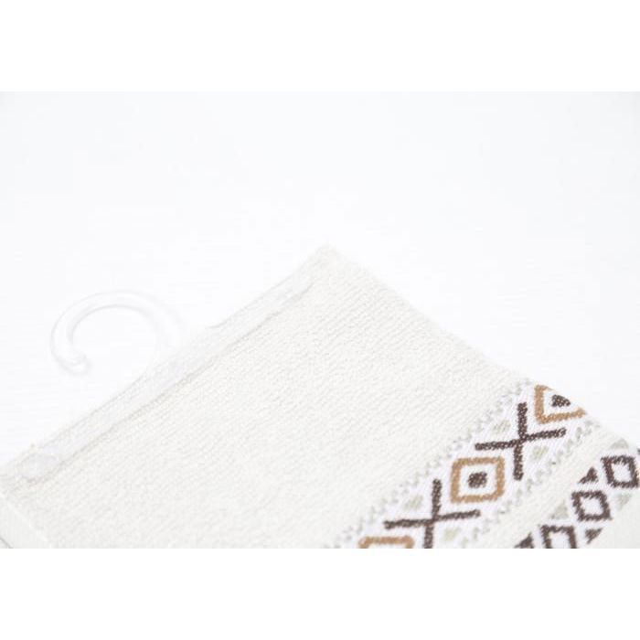 Serviette à Mains - Berbère - 30x30 cm - 450g/m² - Coton Naturel - Couleur Beige