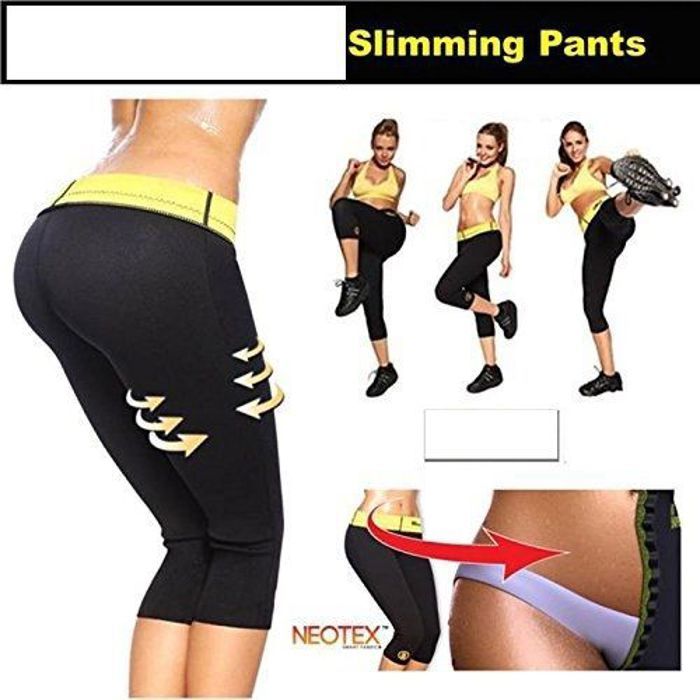 Leggings de Sudation - Sa una - Néoprène - Femme - Élastique - Respirant - Noir