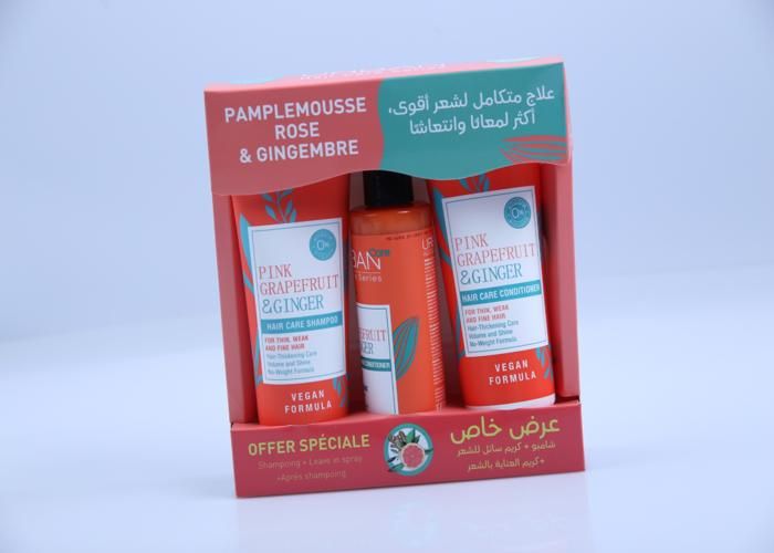 Lot Urban Care Shampooing Pamp + Après-Shampooing + Spray