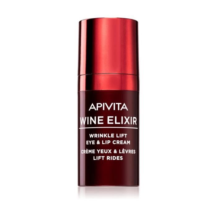Contour des yeux et des lèvres - Apivita - Elixir de vin - Effet lifting - Anti-rides - 15 ml
