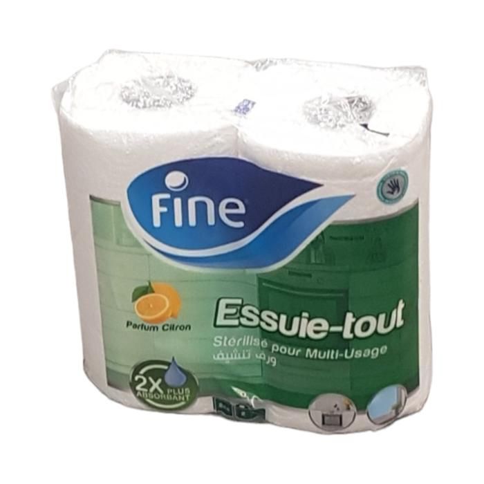 Essuie-tout multi-surfaces citron x2 - FINE