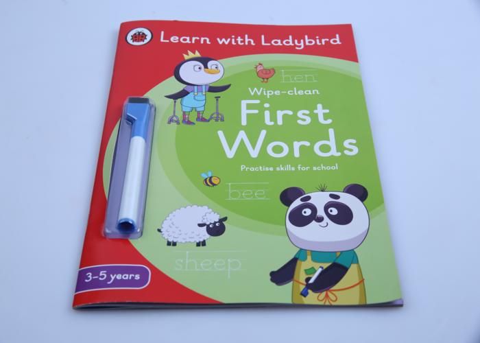 First Words: A Learn with Ladybird Wipe-Clean Book