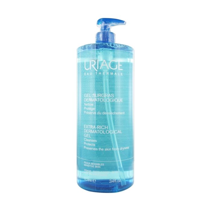 Gel Surgras Dermatologique - Uriage - 1L - Hypoallergénique - Flacon - Pour toute la famille