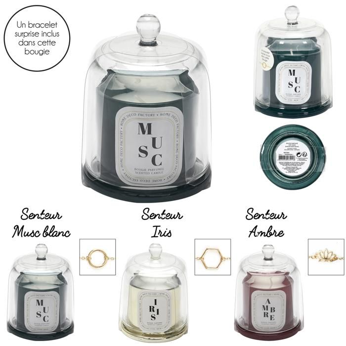 BOUGIE PARFUMEE CLOCHE BIJOU SURPRISE H11CM M12