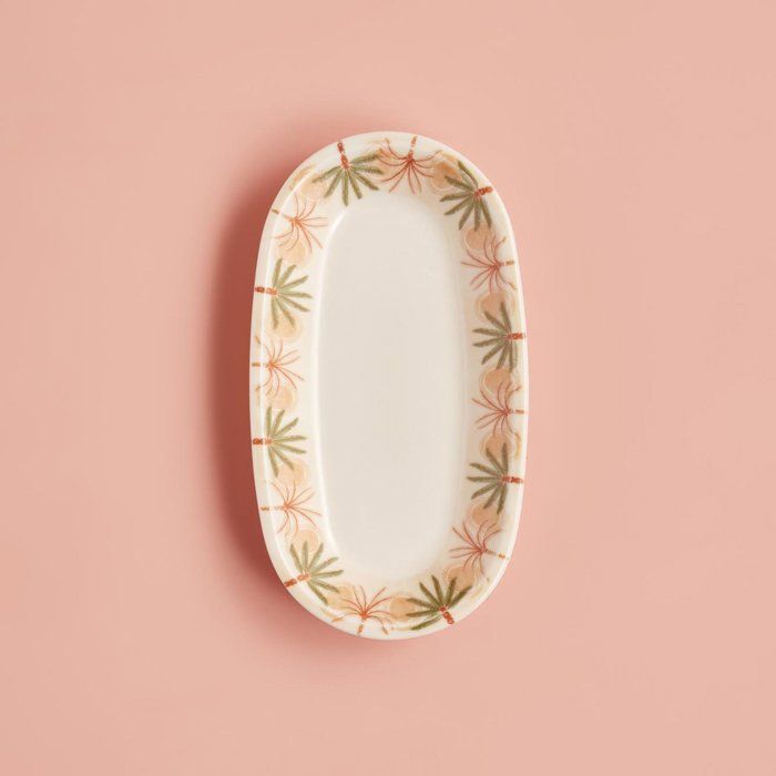 Assiette de présentation - Abstract Safari - Porcelaine - 26x14,5 cm - Compatible lave-vaisselle - 1 pièce