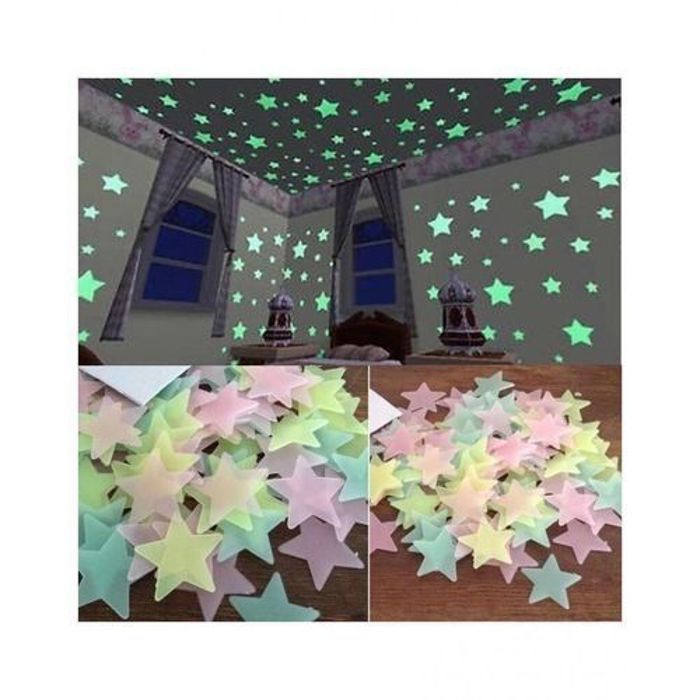 Pack 100 étoiles lumineuses