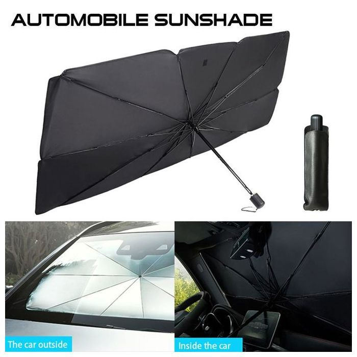 Couvre pare-brise, pare-soleil de pare-brise voiture, parapluie pliable, couverture anti-uv