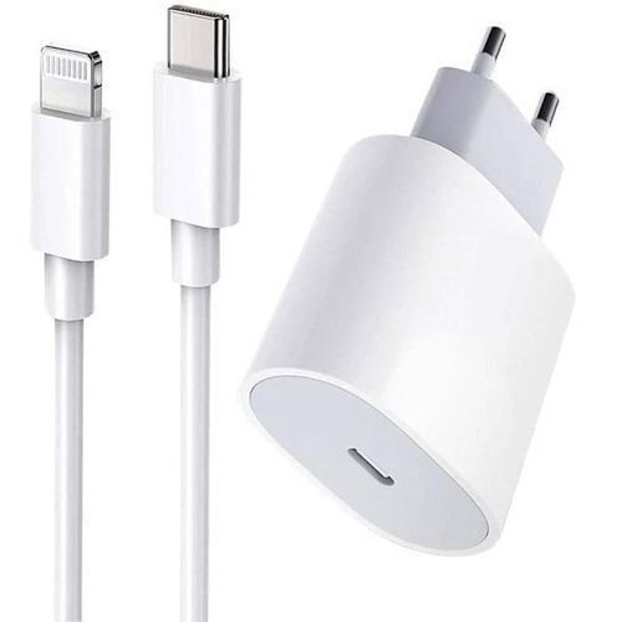 Chargeur Rapide 25W Pour IPhone 7 8 X 9 10 11 12 13 14 PRO MAX XS XR iPad et Apple Watch
