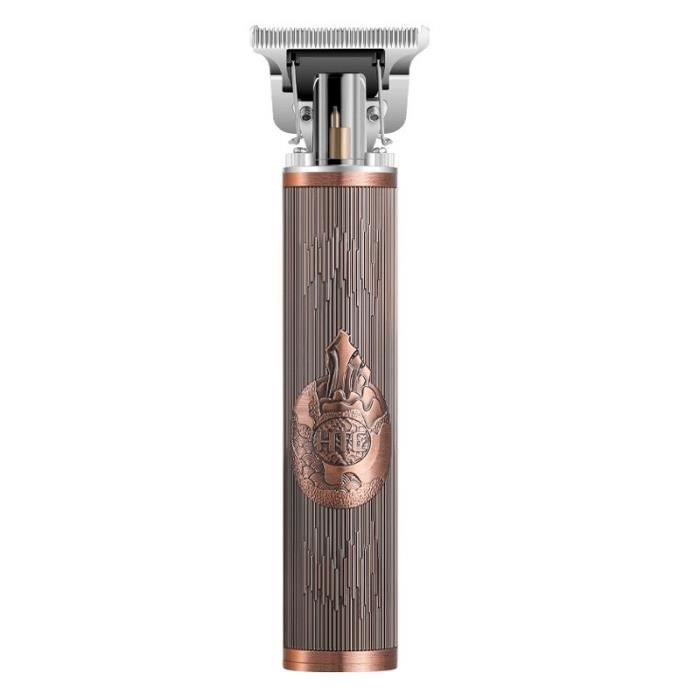 Tondeuse multi-usages,Tondeuse à cheveux électrique professionnelle,rasoir,Style chinois rétro,muet,tête de - Bronze[B216]