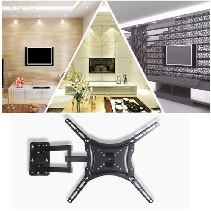 Home Design Support mural TV fixe pour la plupart des écrans plats Plasma LCD 14"-55" 50kg