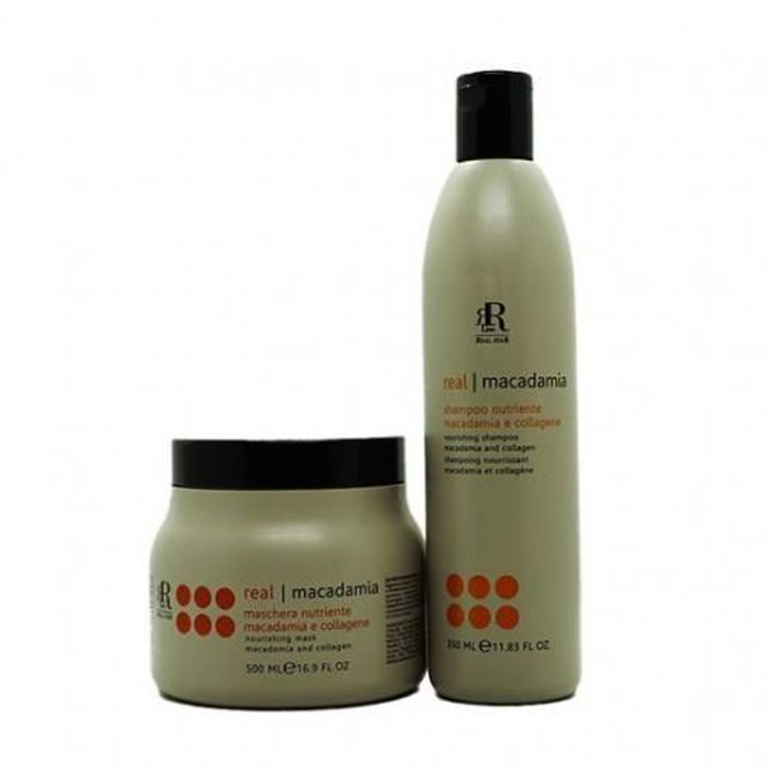 Shampooing et Masque - Macadamia - Star - Nourrissant - Cheveux Colorés - 350ml + 500ml