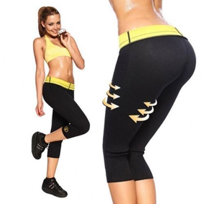 Legging de Sudation - Hot Shaper - Demi XXL - Noir - Mixte - Améliore l'entraînement