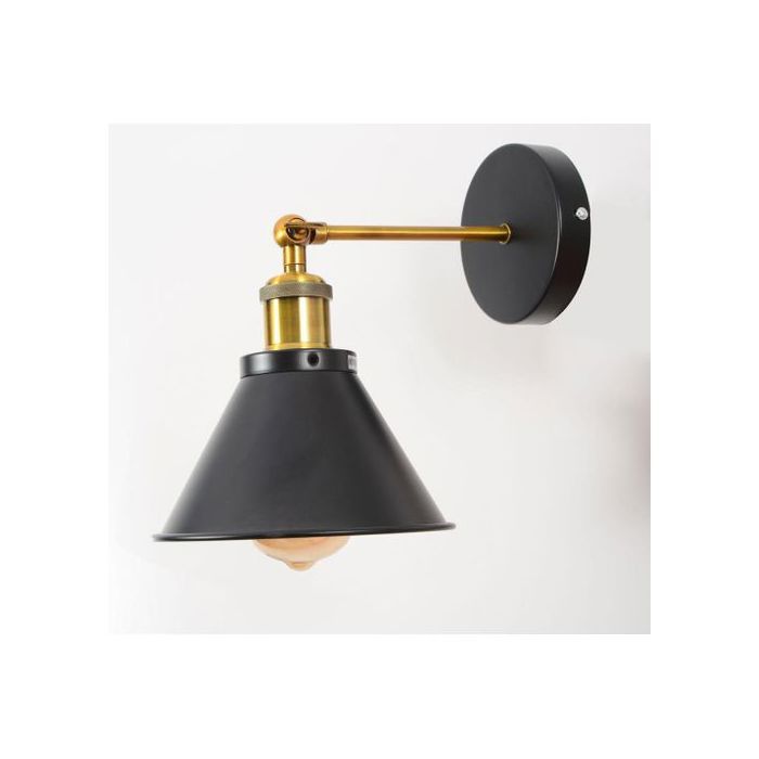 light seven Applique ou suspension industrielle Vintage + Ampoule LED 4W ST64 Champagne Offerte