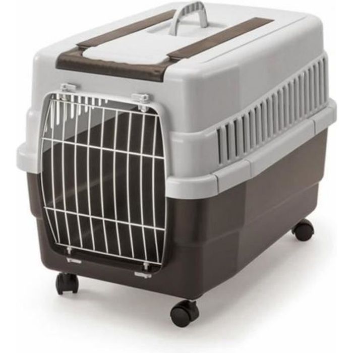 Caisse de transport - KIM - Kim 60 - Rouge - 60x40x43.5cm - Pour Chien et Chat