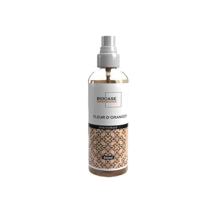 Eau de Fleur d'Oranger - Biocase Cosmetics - 50ml - Sans alcool - Pour tous types de peau