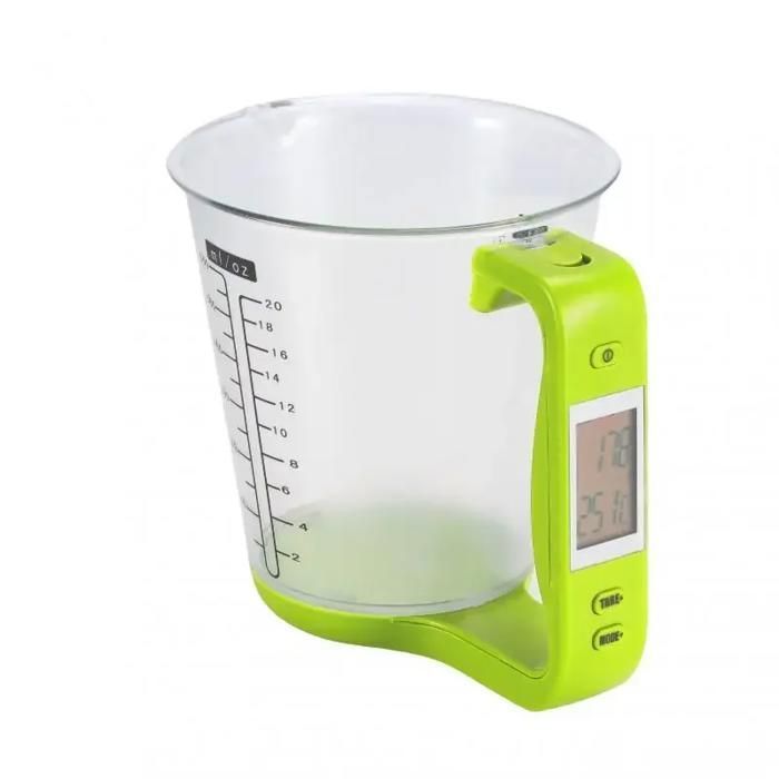 Balance de Cuisine - Multicolore - Écran LCD - Tasse de Mesure - Bécher Numérique - Outil Électronique