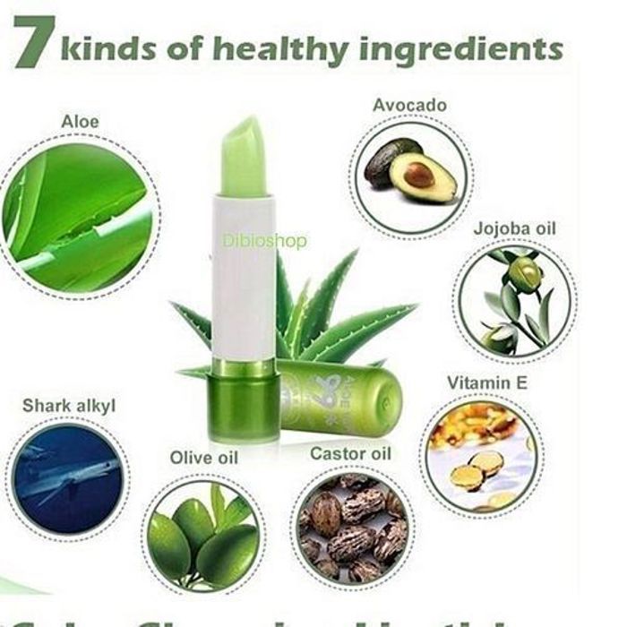 Soin des lèvres - Aloe Vera Care - Baume à lèvres - Couleur rose - Hydratant - 3,5g