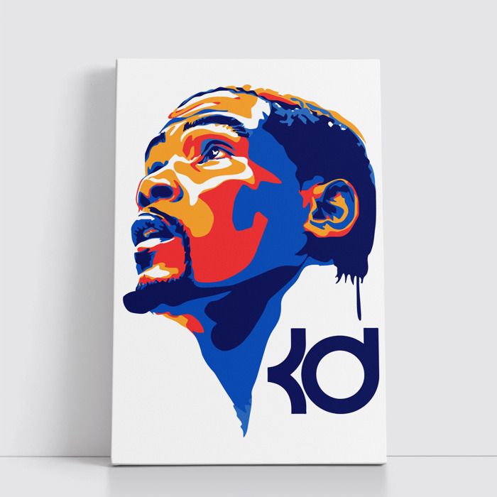Tableau NBA sur Toile – Affiche Murale 25x40 cm avec Équipes et Joueurs Légendaires du Basket 76