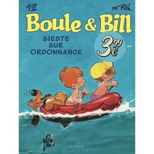 Bande dessinée - Dupuis - Boule & Bill Tome 12 - Sieste sur ordonnance - Jean Roba - Humoristique