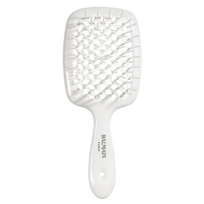 Balmain White Detangling Brush Brosse à cheveux blanche