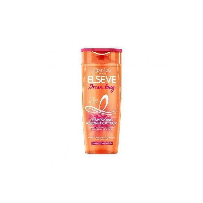 L'Oréal Paris Elsève Dream Long - Shampoing cheveux longs - Huile de ricin - 400 ml