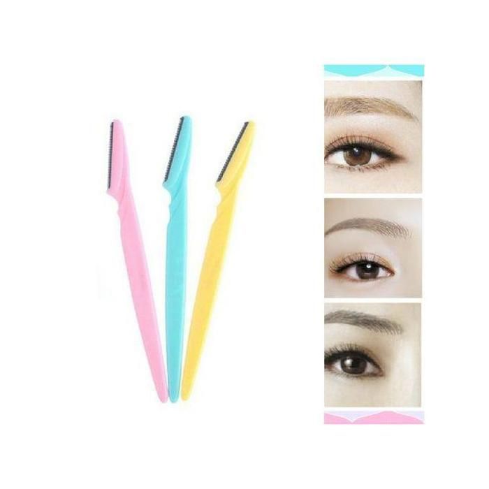 Kit de rasoirs pour sourcils et visage, pour femme (3 pièces)