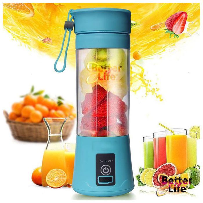 Mini Blender Portable Électrique - Mixeur Rechargeable à Tourbillon Puissant - Pour Jus et Smoothies - Couleur Aléatoire