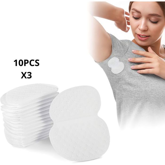 Pack 10x3 Coussins Anti-Transpiration Jetables – Restez Frais et Confiant Toute la Journée