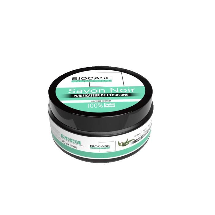 Savon Noir - Biocase Cosmetics - Eucalyptus - 150ml - Vegan - Tous types de peau