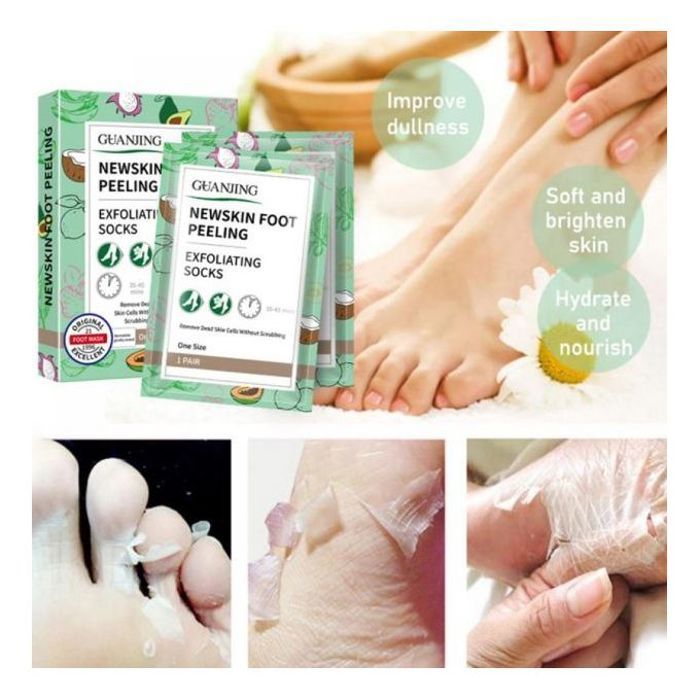 Guanjing masque pour les pieds, enlever les cellules mortes de la peau à l'extrait de fruits