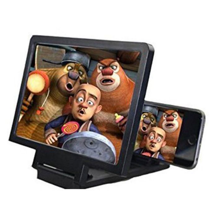 Loupe d'écran - Non spécifié - 3D pliable - Amplificateur vidéo - Support pour téléphone - HD