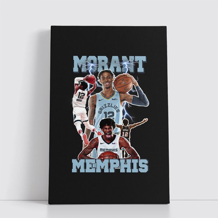 Tableau NBA sur Toile – Affiche Murale 25x40 cm avec Équipes et Joueurs Légendaires du Basket 204