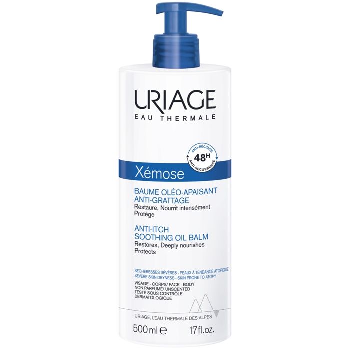 Baume Oléo-Apaisant - Uriage - Xémose - 500ml - Hypoallergénique - Peaux sèches