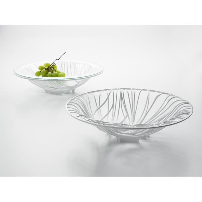 Bugatti - Flora Centre De Table 40Cm x h10Cm Blanc