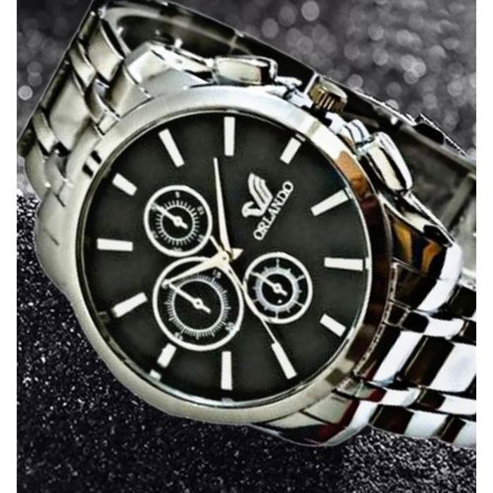 Montre - Orlando - ZN4900 - Acier inoxydable - Cuir véritable - Étanchéité 50m