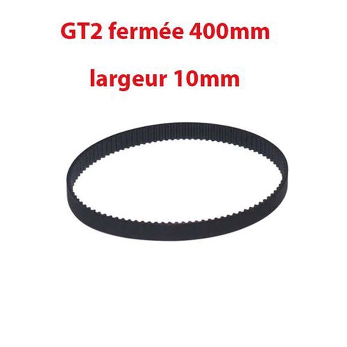 Courroie GT2 fermée 400mm largeur 10mm