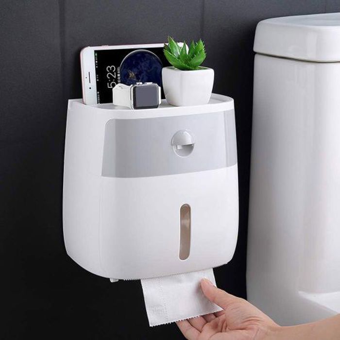 Distributeur de papier hygiénique mural, Boîte à mouchoirs avec tiroir