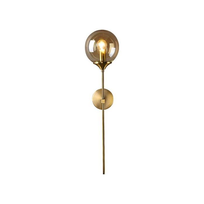 Applique Murale Moderne -E27- boule verre champagne